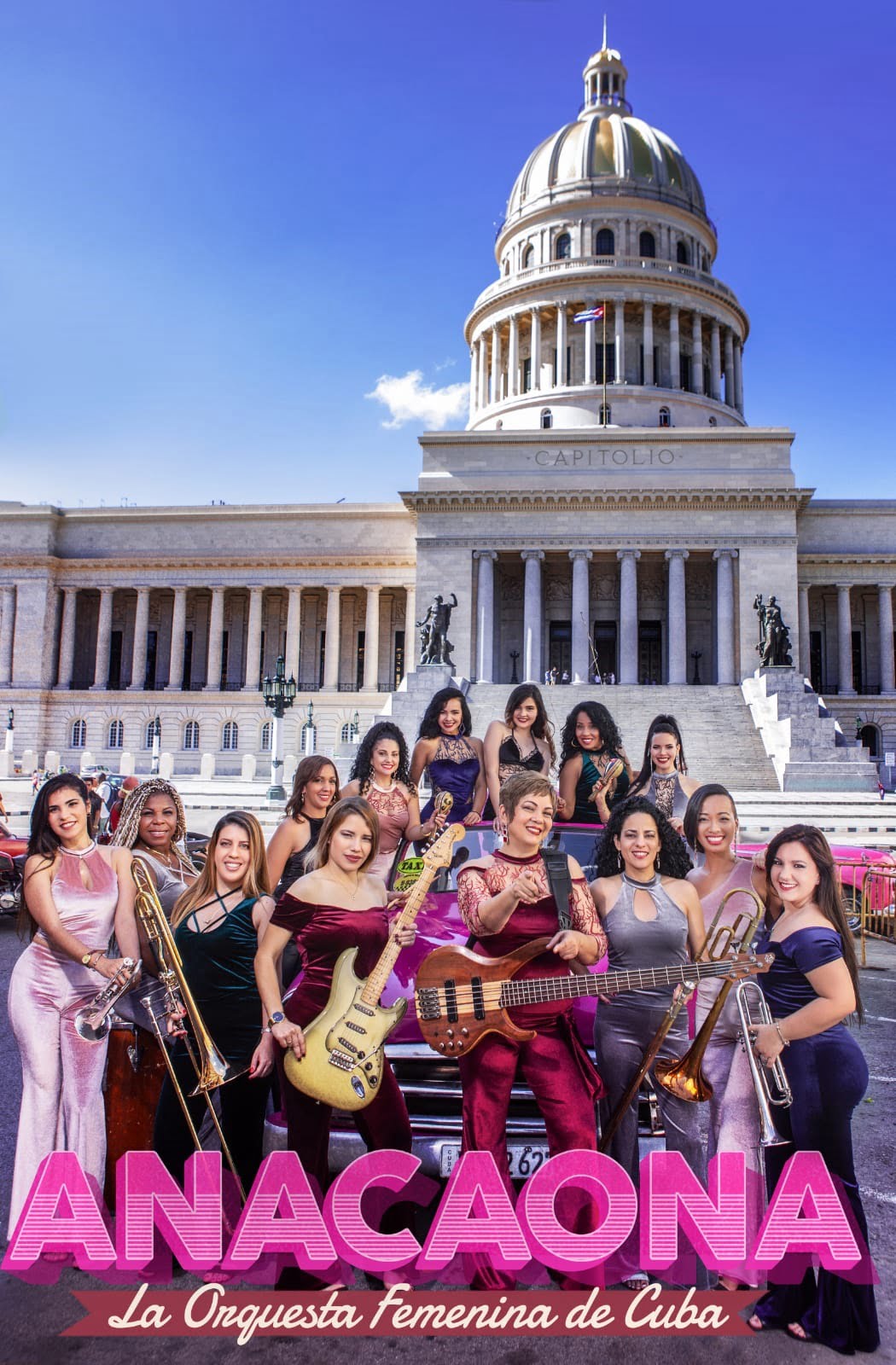 ANACAONA, con más de 85 años de trabajo ininterrumpido, se cuentabentre las agrupaciones de primer nivel de la música popular cubana y es considerada “La Orquesta Femenina Insigne de Cuba”.