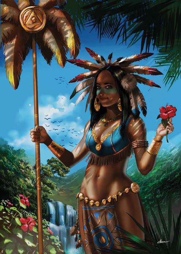 Anacaona fue la última princesa del Caribe y protectora del pueblo Taino