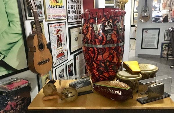 Instrumentos donados por La Sonora Ponceña