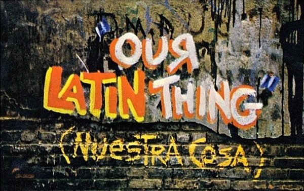 Arte para la cinta ''Nuestra Cosa Latina''