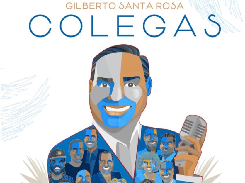 La portada del disco fue diseñada para el artista venezolano Gilberto Santa Rosa.