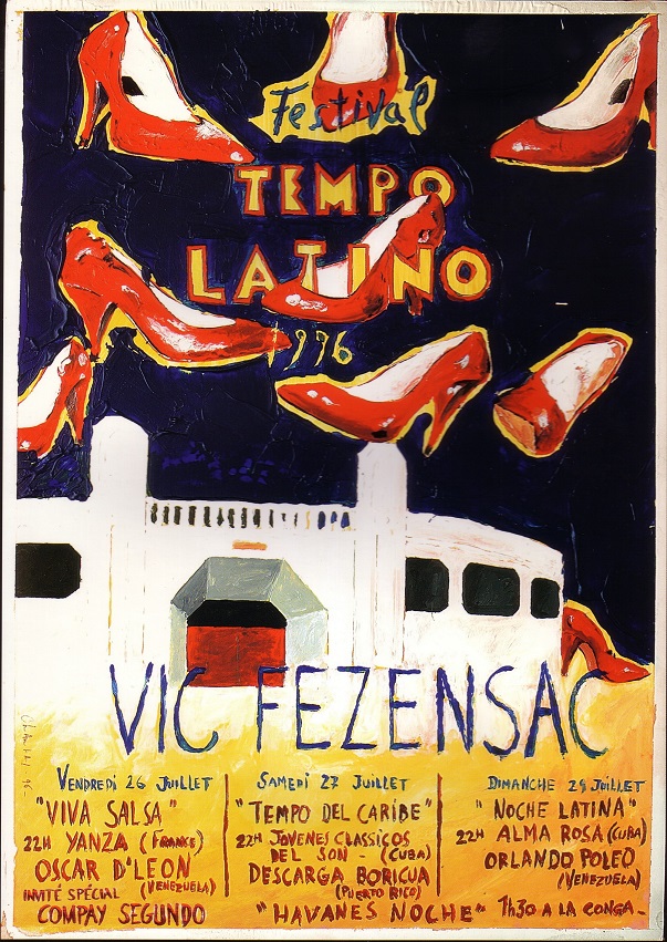 Tempo Latino Festival 1996 Jean-Paul Chambas flyer