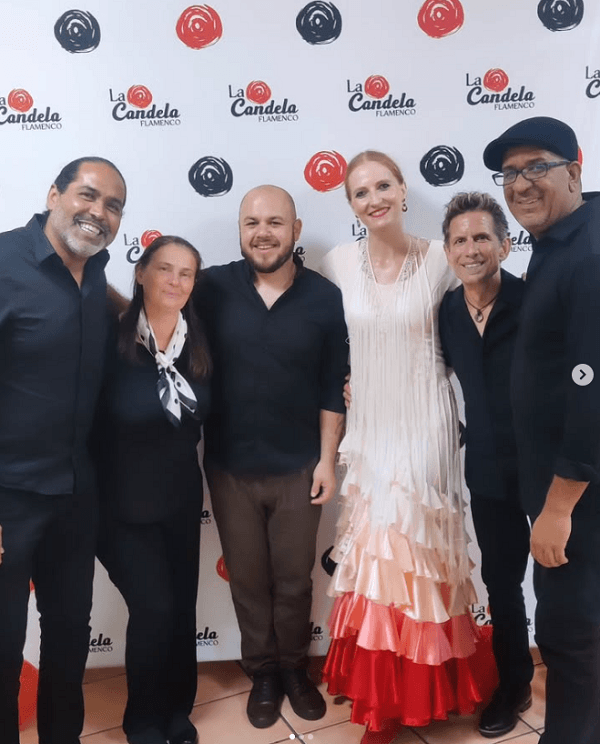 Ania y el resto de la banda
