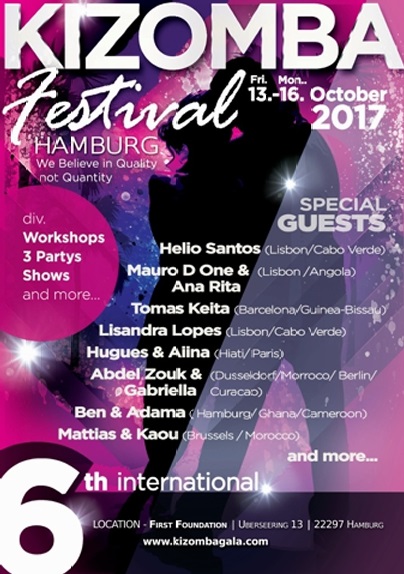 6° Gala Internacional de Kizomba Hamburgo - Flyers