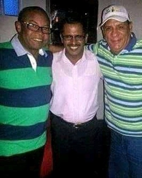 En La Sala Show “El Saraito” Adalberto Álvarez (R.I.P) Fundador, Director. Arreglista y Pianista del Son 14 de Cuba, Dj. Augusto Felibertt y Vicente López