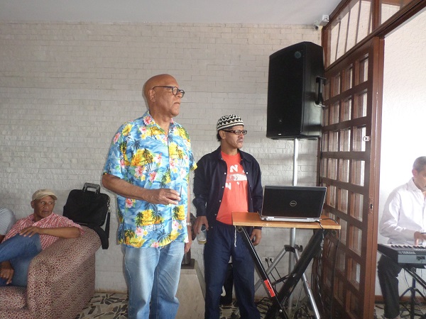 Dj. Augusto Felibertt con el único y virtuoso Víctor Cuica