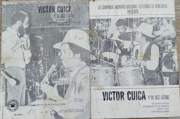 Victor Cuica y su Jazz Latino 23 de marzo 1980 en el Teatro Cantv