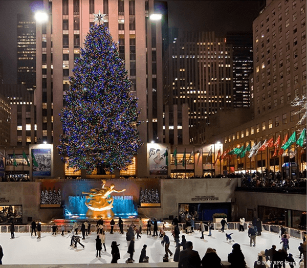 Ceremonia de iluminación del Árbol del Rockefeller Center