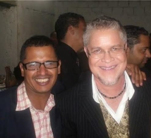 Dj Augusto Felibertt y Angie Machado