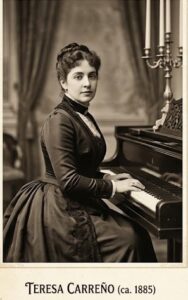 Teresa Carreño La Walkiria del piano que conquistó el mundo