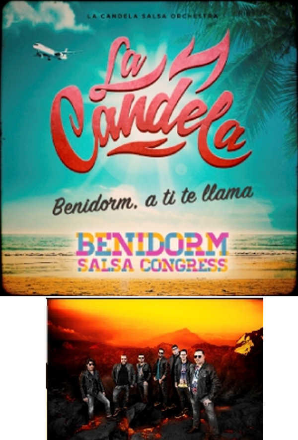 Orquesta de salsa La Candela – En el Benidorm Summer Festival (España)